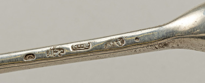 18th Century Dutch Silver Marrow Scoop - Amsterdam, 934 standard, Hermanus Heuvel